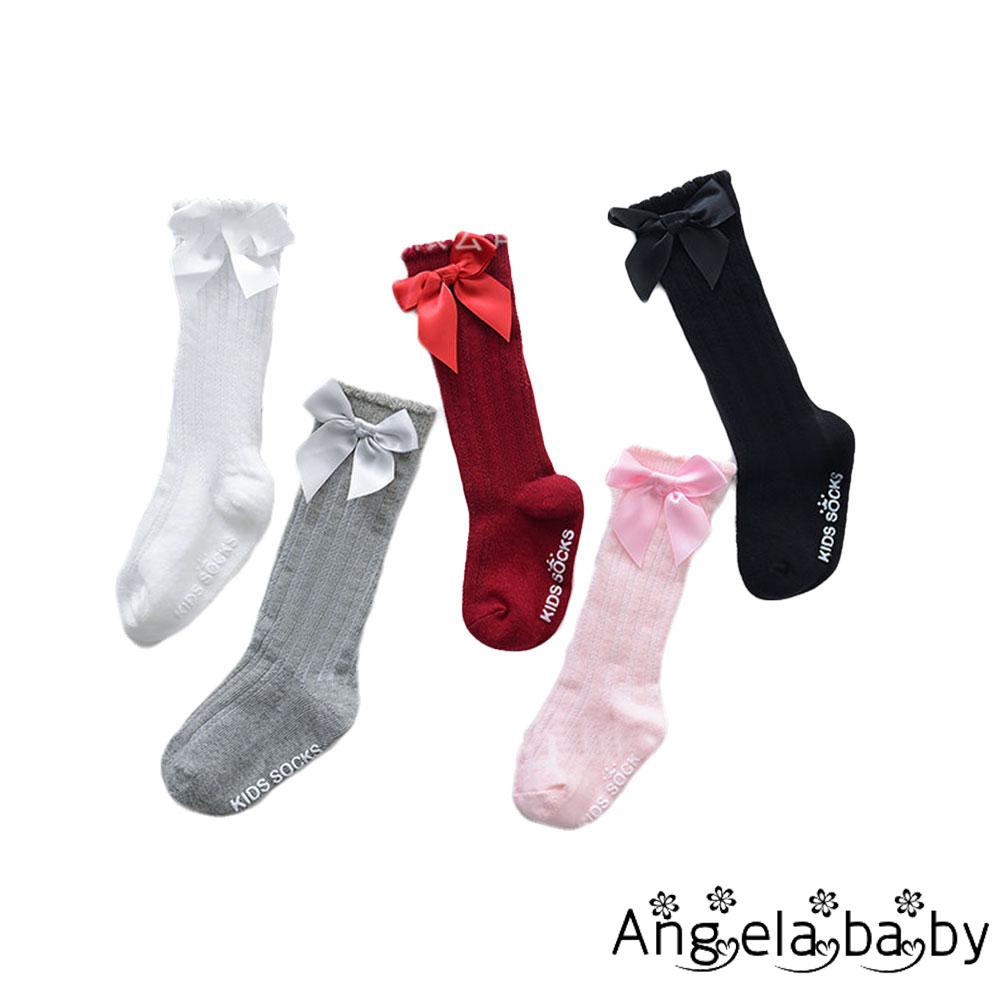 Vớ dài đính nơ đáng yêu cho bé gái