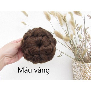 Búi tóc hoa trà