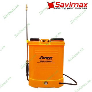 Bình xịt điện Dawer DA16 dung tích 16L, phun tưới nước, phun thuốc khử trùng