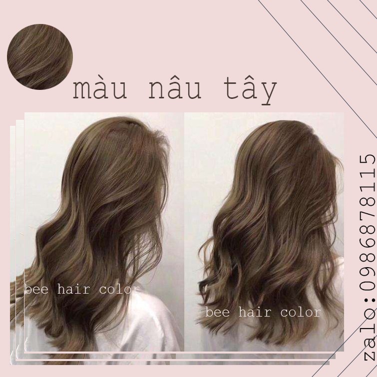 Thuốc nhuộm tóc màu NÂU TÂY. Thuốc nhuộm tóc tại nhà | BigBuy360 - bigbuy360.vn