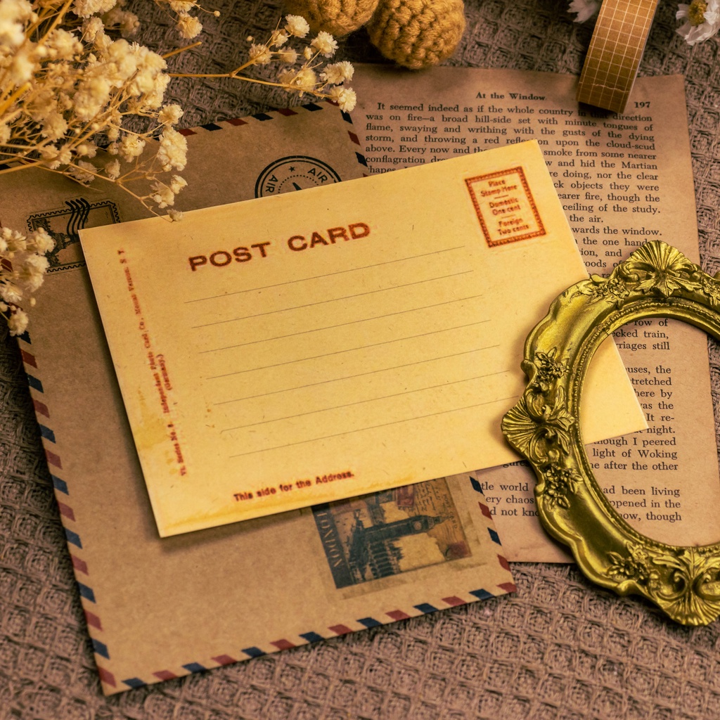 Giấy Viết Thư Vintage Nhiều phong Cách - NOMAD GARDEN