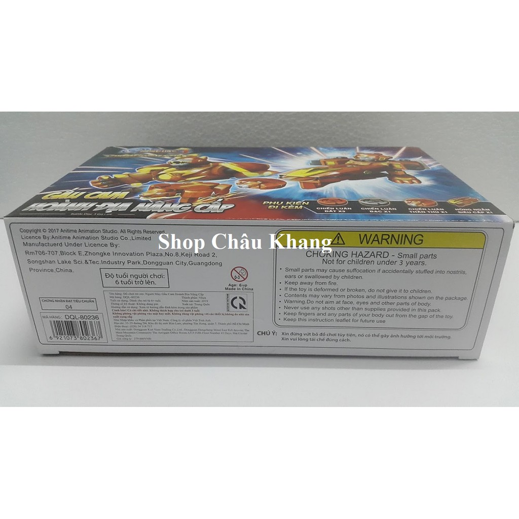 Gấu Cam Hoành Địa Nâng Cấp - Chiến Long Xạ Thủ Battle Disc 3 DQL-80236