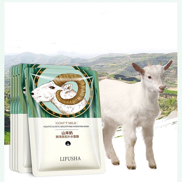 Mặt Nạ Sữa Dê LIFUSHA GOAT'T MILK MASK Dưỡng Ẩm Kiềm Dầu Trẻ Hóa Làn Da