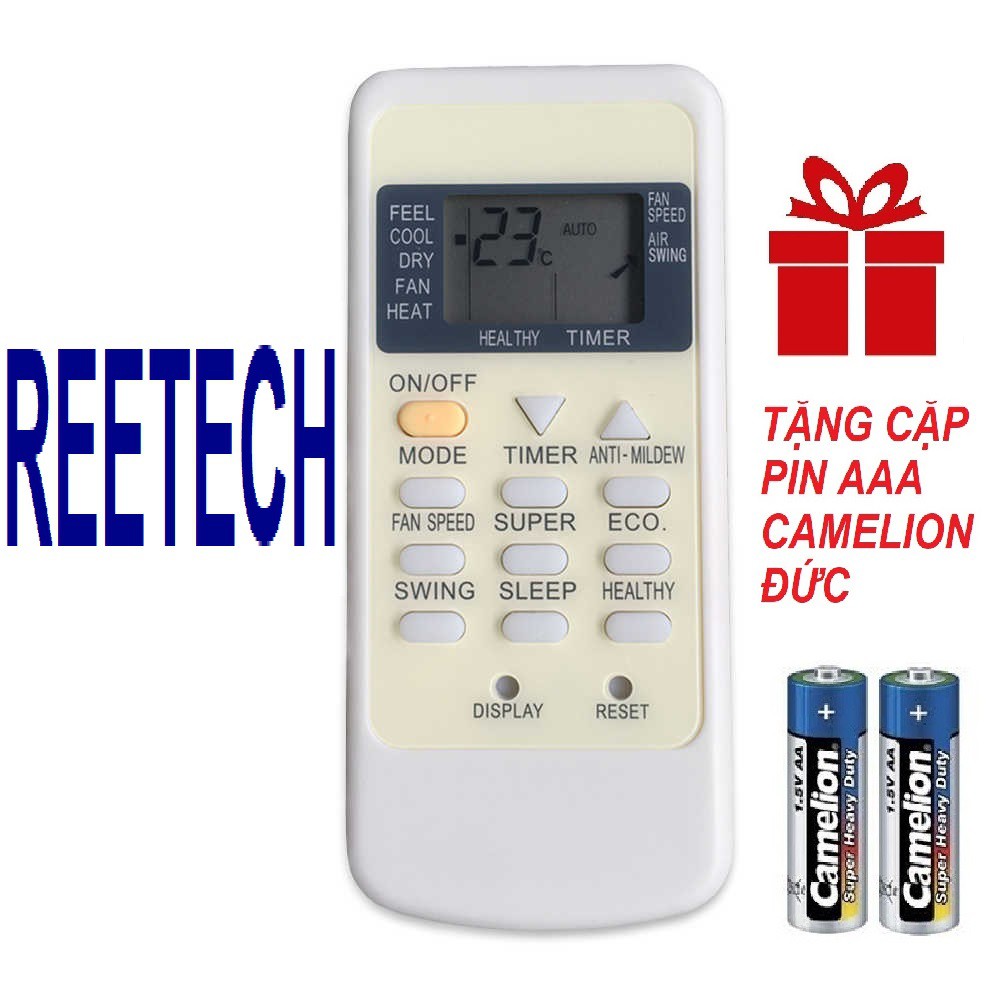 Remote máy lạnh REETECH GYKQ-05 - Điều khiển điều hòa REETECH