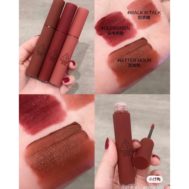 Son Kem 3CE Velvet Lip Tint Definition