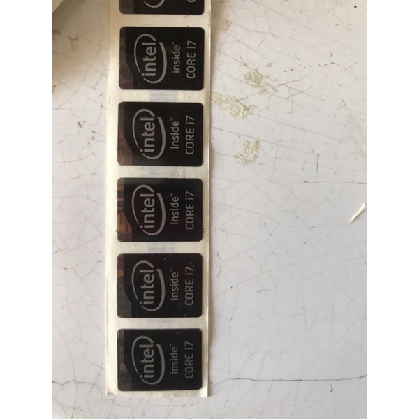 Tem dán trang trí laptop  core i7