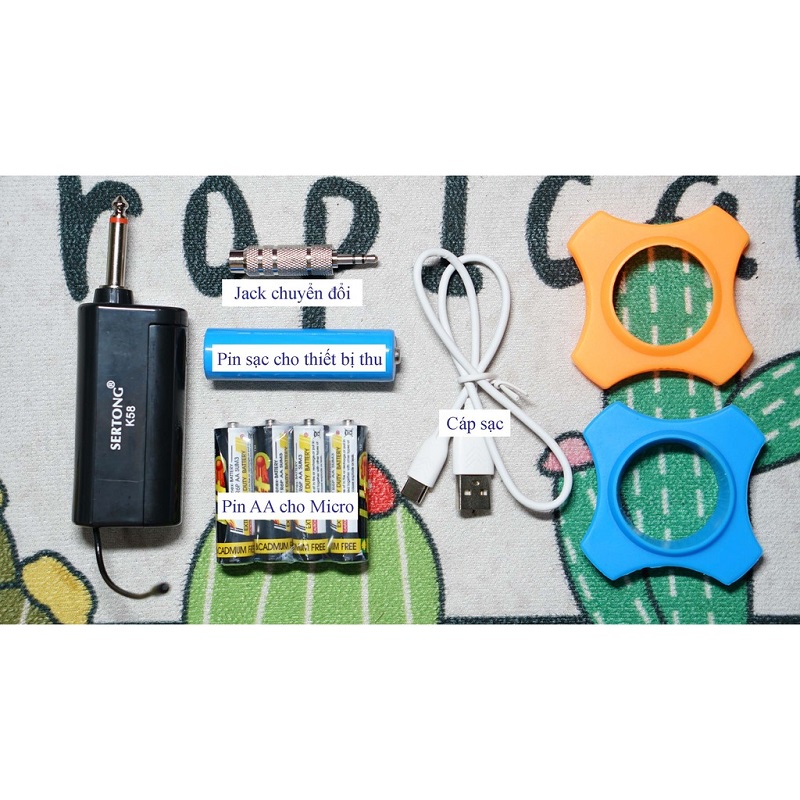 Bộ micro không dây Sertong SER-K58
