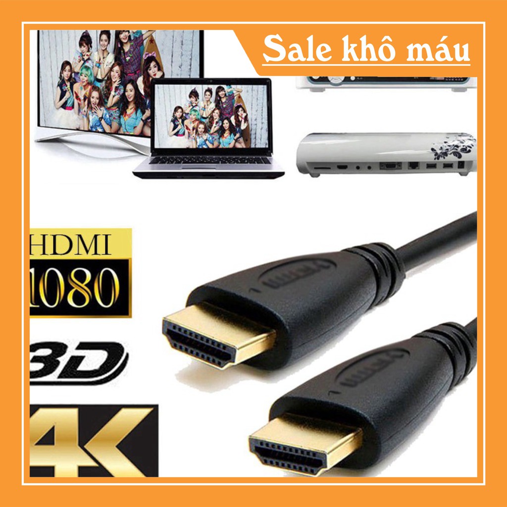 Dây cáp HDMI tốc độ cao tùy chọn chiều dài 1.5m OD 7.0 (Xả Kho) Cáp HDMI Đảm Bảo Chất Lượng.DH16 .c