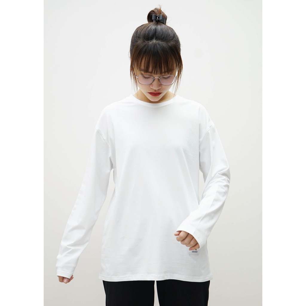 Áo thun DÀI TAY Unisex N7 Basic Tee phông trơn nam nữ lỡ oversize form rộng sweater ulzzang Hàn Quốc | WebRaoVat - webraovat.net.vn