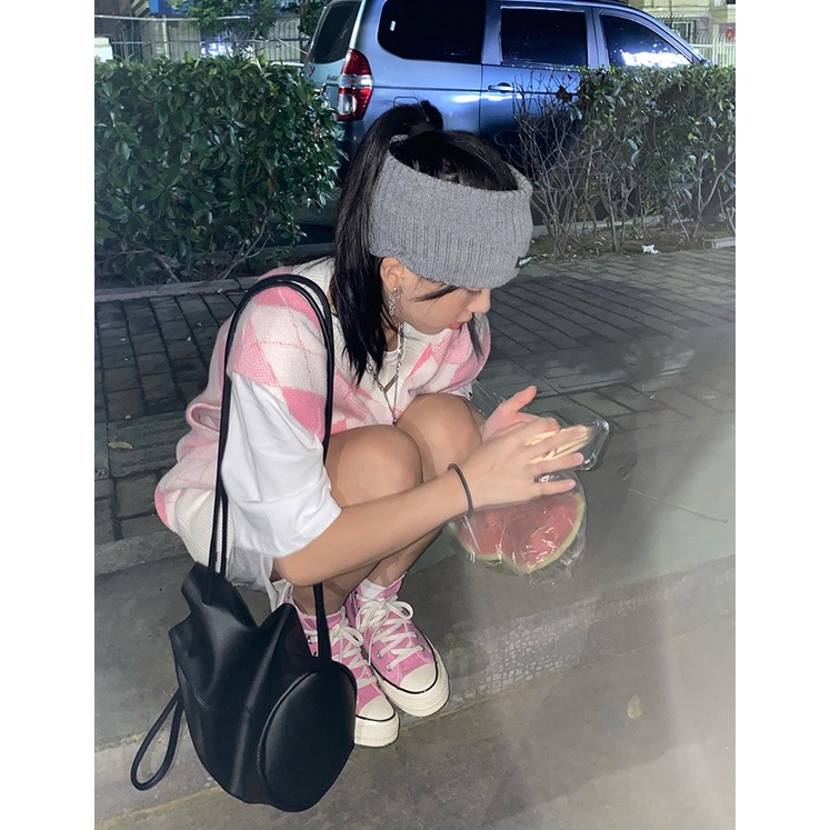 Áo len không tay cổ chữ V họa tiết sọc caro thời trang cho nữ
 | BigBuy360 - bigbuy360.vn