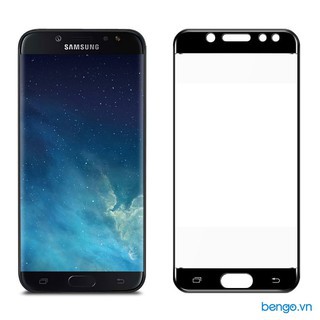 Kính cường lực samsung J7 Duo J7 Prime J7 Plus J7 Pro full màn hình chống bám vân tay 2 màu: đen và trắng