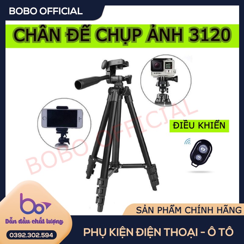 GIÁ ĐỠ , CHÂN ĐẾ CHỤP ẢNH 3120 CÓ ĐIỀU KHIỂN - BH 1 ĐỔI 1