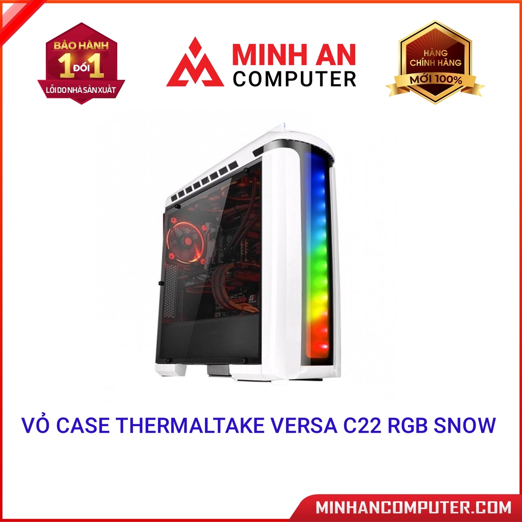 Vỏ case Thermaltake Versa C22 RGB Snow