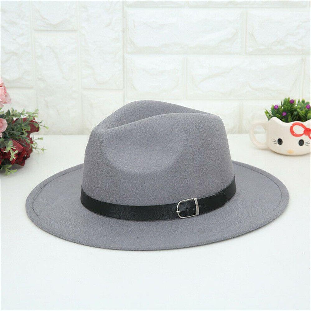 Mũ Fedora Rộng Vành Có Thắt Lưng