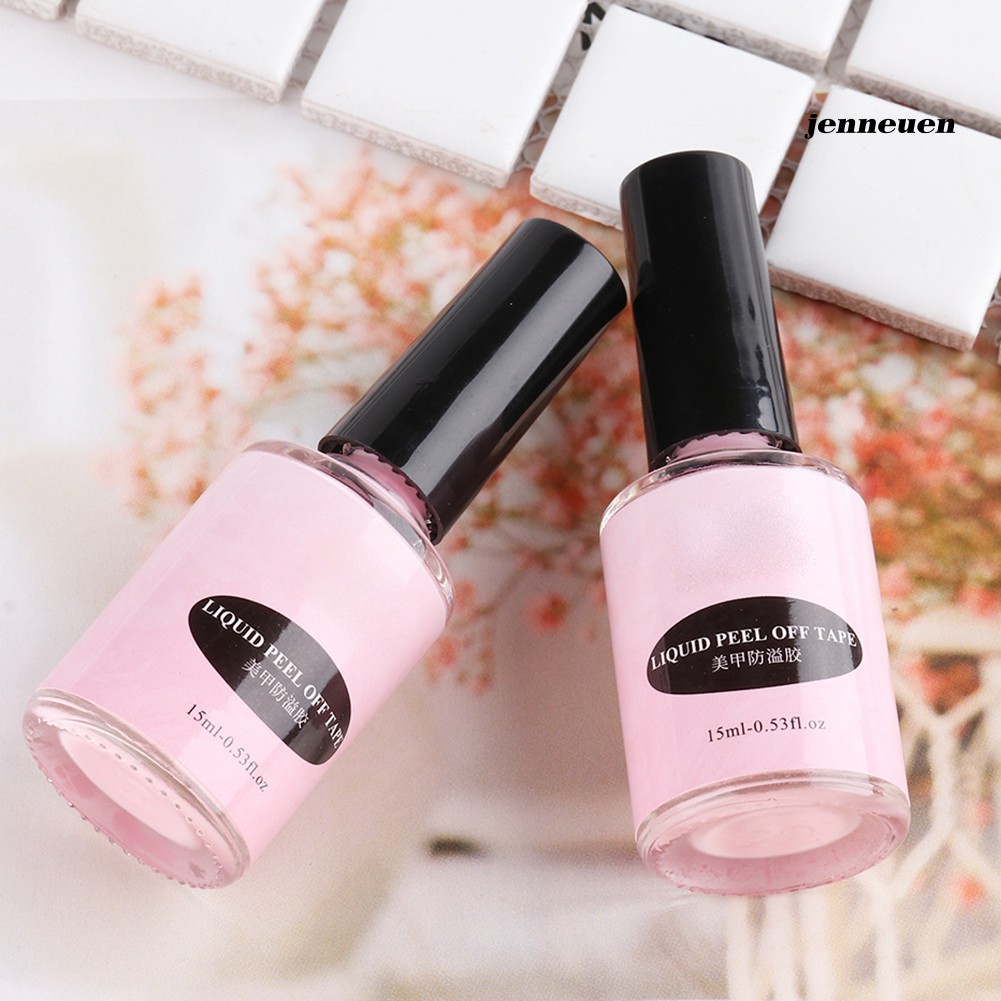 [Hàng mới về] Gel Dán Chống Tràn Khi Sơn Móng Tay 15ml Chất Lượng Cao