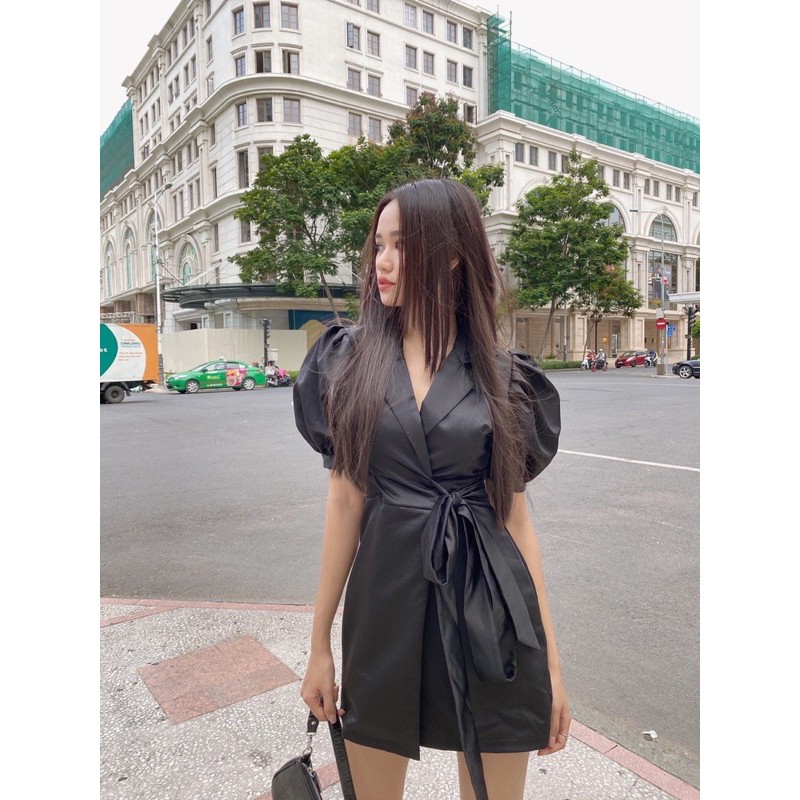 Đầm TN Phồng Cột Eo - DN1907