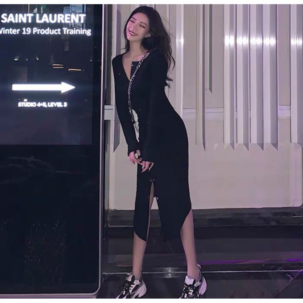 Đầm thun len Ca.ti