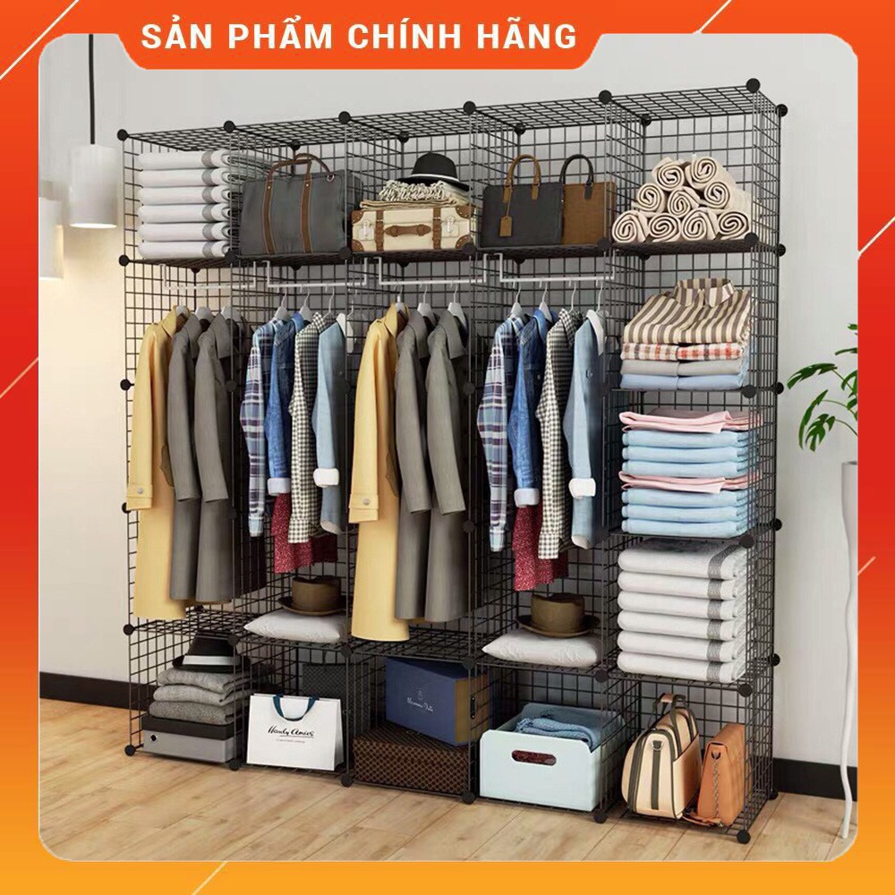 [ FREESHIP ❤️] Tấm Lưới Sắt Thép Lắp Ghép Đa Năng Làm Tủ Kệ Sách, Kệ Giày Dép, Chuồng Quây (bán theo tấm) -Tặng Kèm Chốt