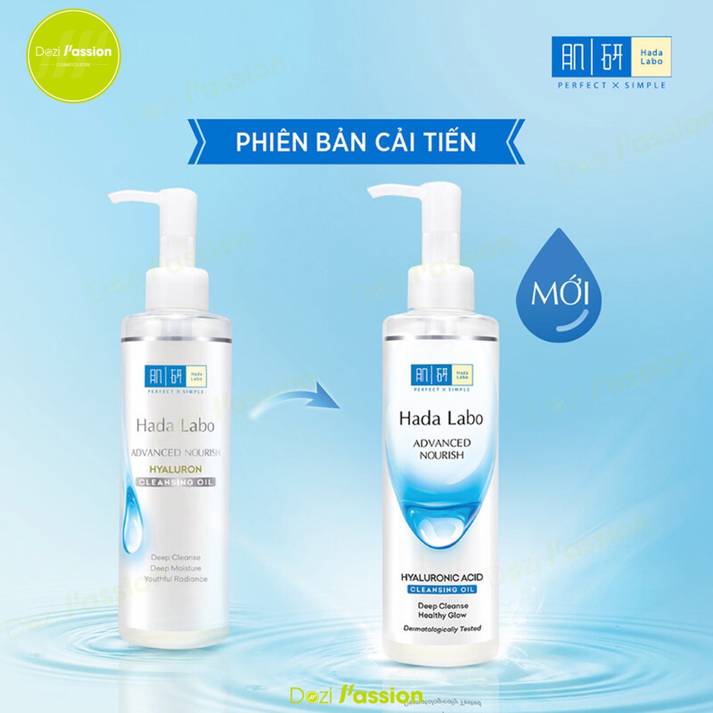 Dầu Tẩy Trang Hada Labo Làm Sạch Sâu, Dưỡng Ẩm Tối Ưu - Hada Labo Advanced Nourish Hyaluron Cleansing Oil 200ml