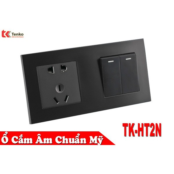 Ổ Cắm, Công Tắc Âm Tường 2 Module TK-HT2N