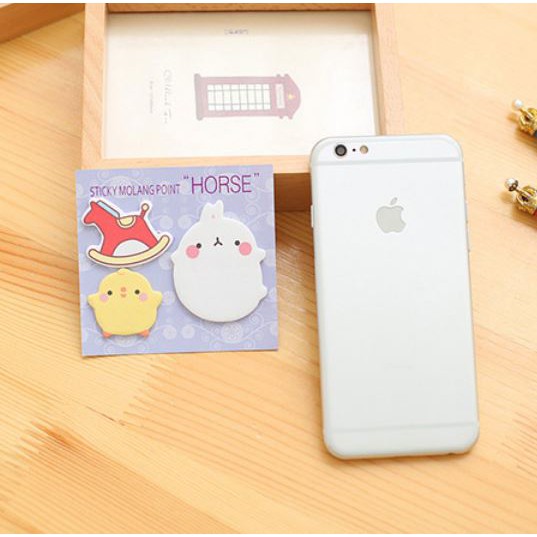 Bộ giấy note molang 3 hình xinh xắn