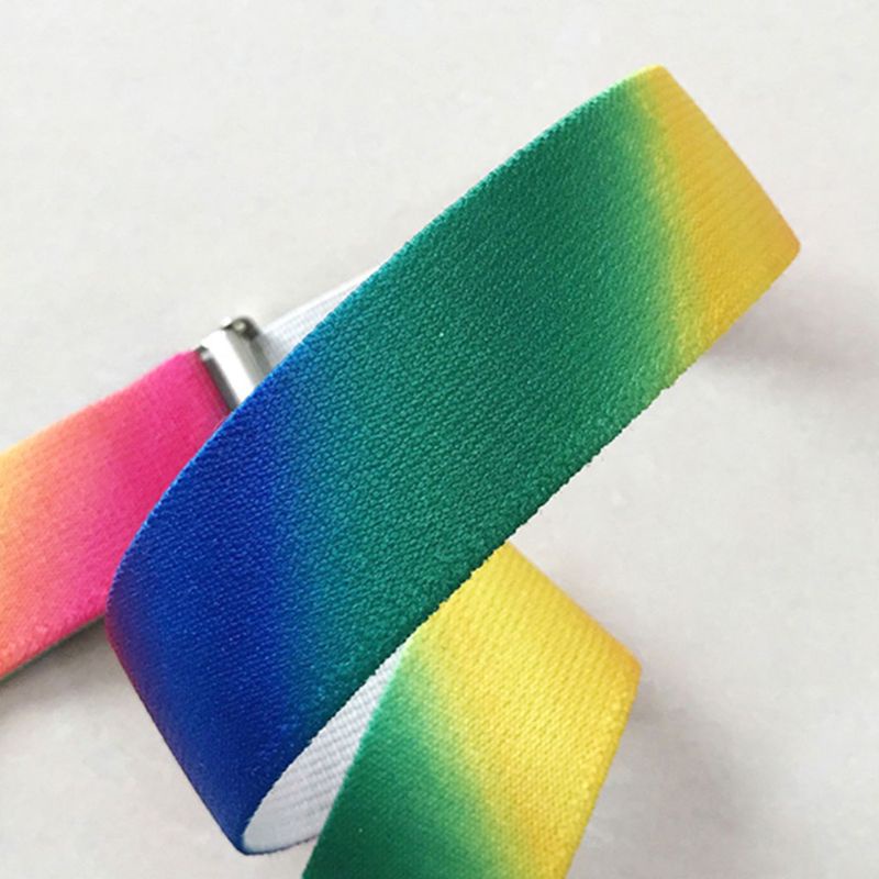 Dây Nịt Họa Tiết Cầu Vồng Có Thể Điều Chỉnh Kích Cỡ Thời Trang Unisex