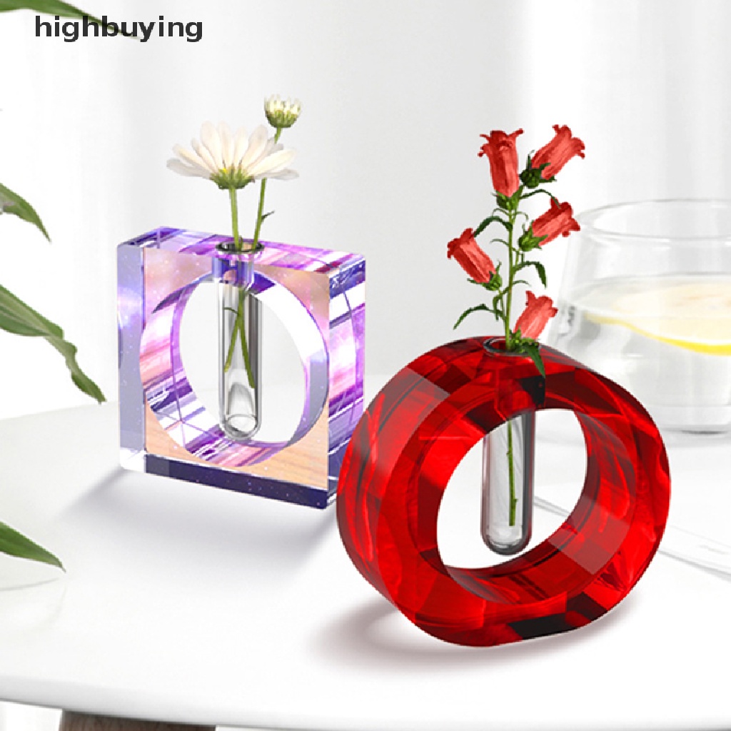 Khuôn Silicone Làm Chậu Hoa Đất Sét Thủ Công DIY