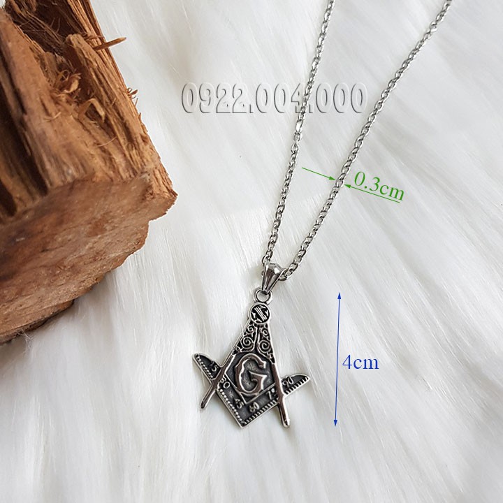 Dây chuyền nam, mặt dây chuyền phong cách vintage MZ1572.