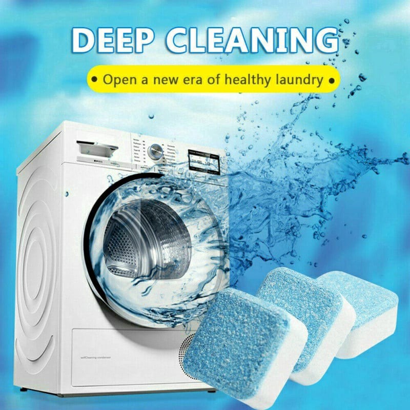 Viên Tẩy Lồng Máy Giặt Diệt khuẩn và Tẩy Chất Cặn Lồng Máy Giặt Hiệu Quả (hộp 12 viên)