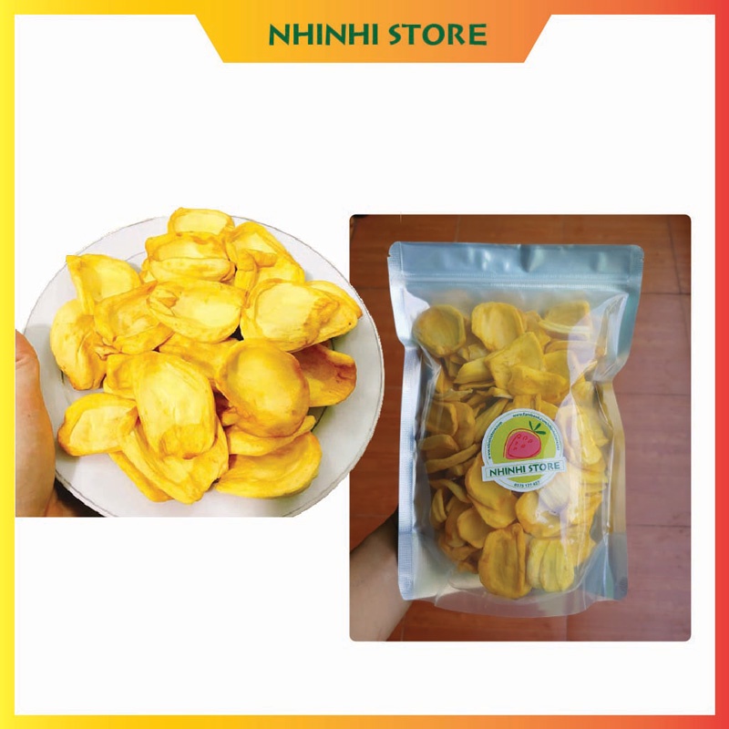 Mít Sấy Giòn Chuẩn Xuất Khẩu - Bịch 300/500g, Thơm Ngon, Ăn Vặt Cực Mê - Trái Cây Sấy Nhi Nhi Store