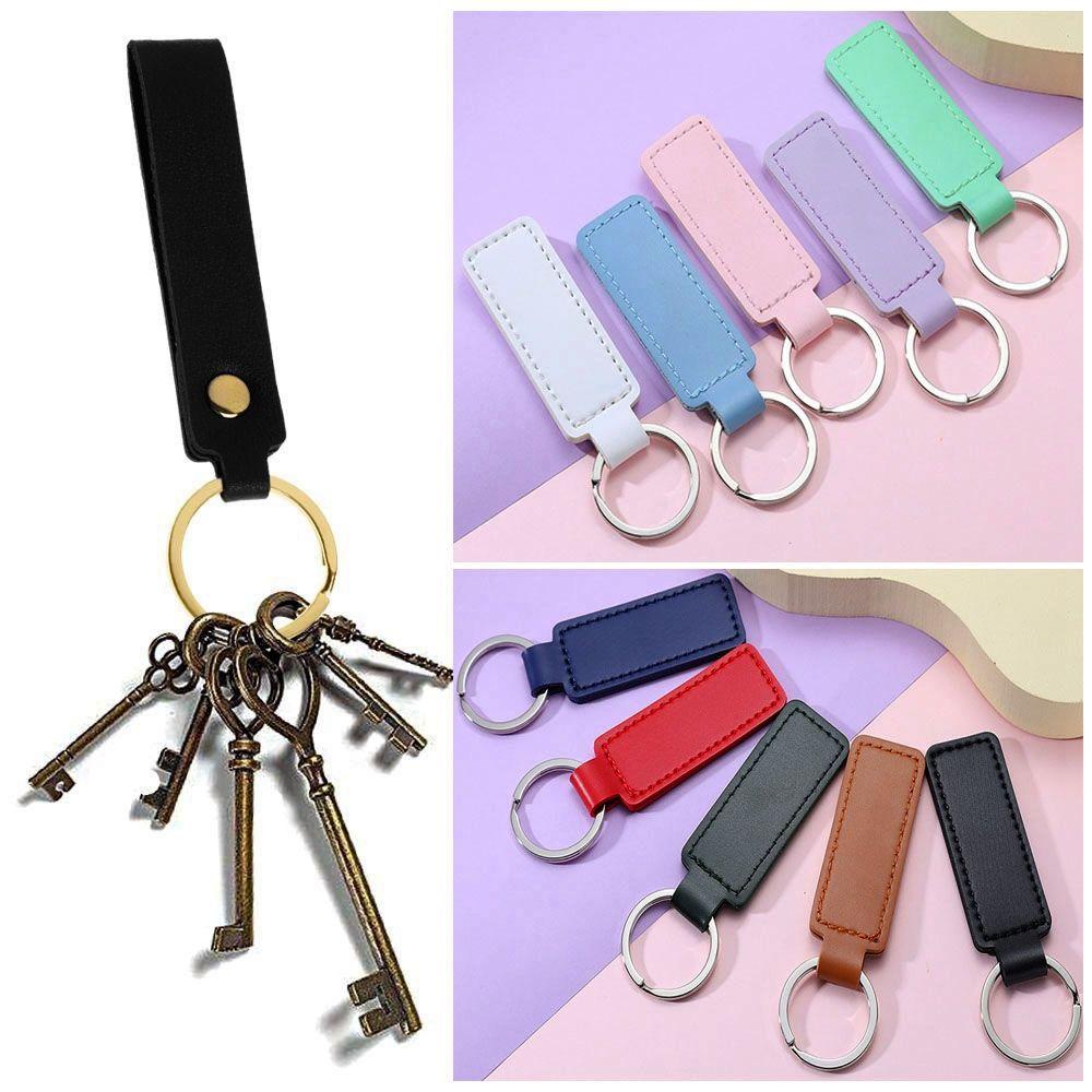 Móc Khóa Da PU Thời Trang Cho Chìa Khóa Xe Ô Tô