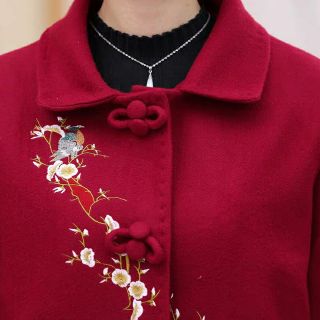 Áo dạ nữ trung niên thu đông.sẵn