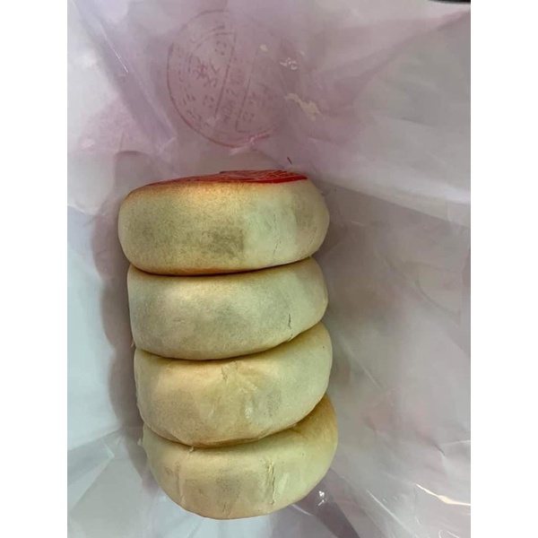 Bánh pía gói giấy hương vị xưa Trần Mỹ Ngọc nhân đậu xanh sầu riêng trứng muối 250gr/cây 4cái