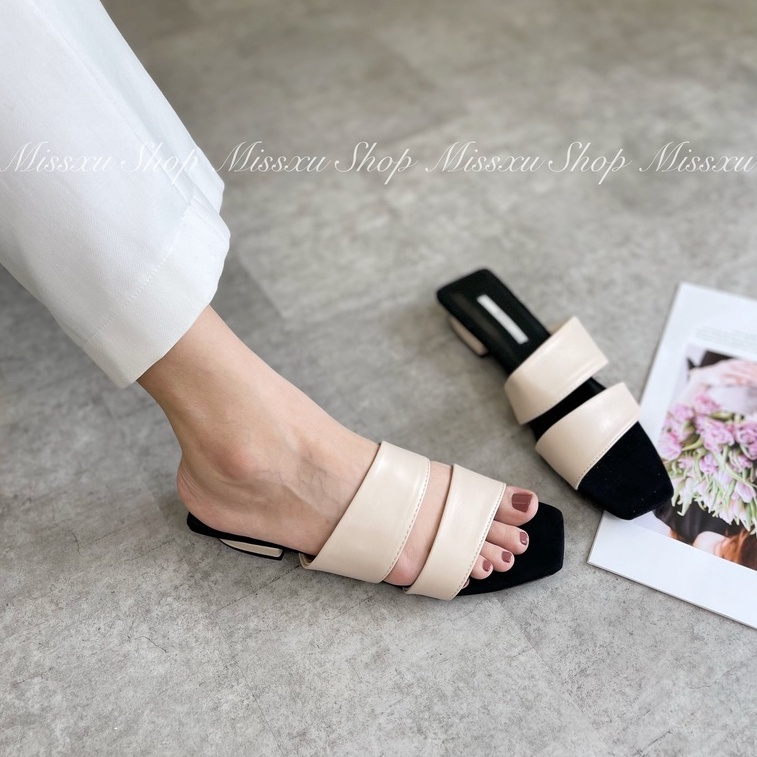 Dép nữ 2 quai ngang thời trang 1.5 cm MYSS - DE50