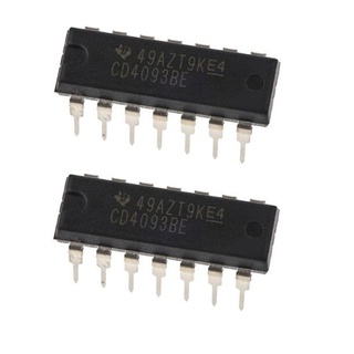 Ic chức năng cd4093be cd4093 cd4093b 4093be dip14, chính hãng