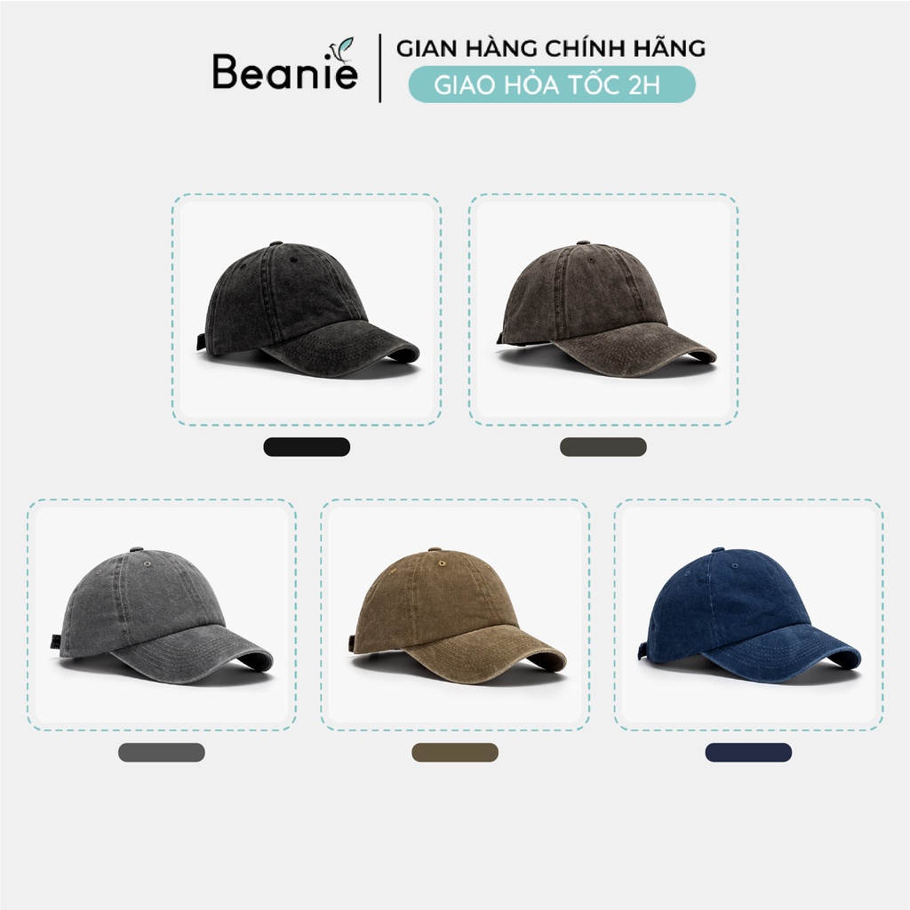 Mũ Lưỡi Trai Trơn BEANIE Unisex Nam Nữ Phong Cách Hàn Quốc, Nón Kết Vải Kaki Cao Cấp Ulzzang Đẹp Nhiều Màu Đen Be LT05