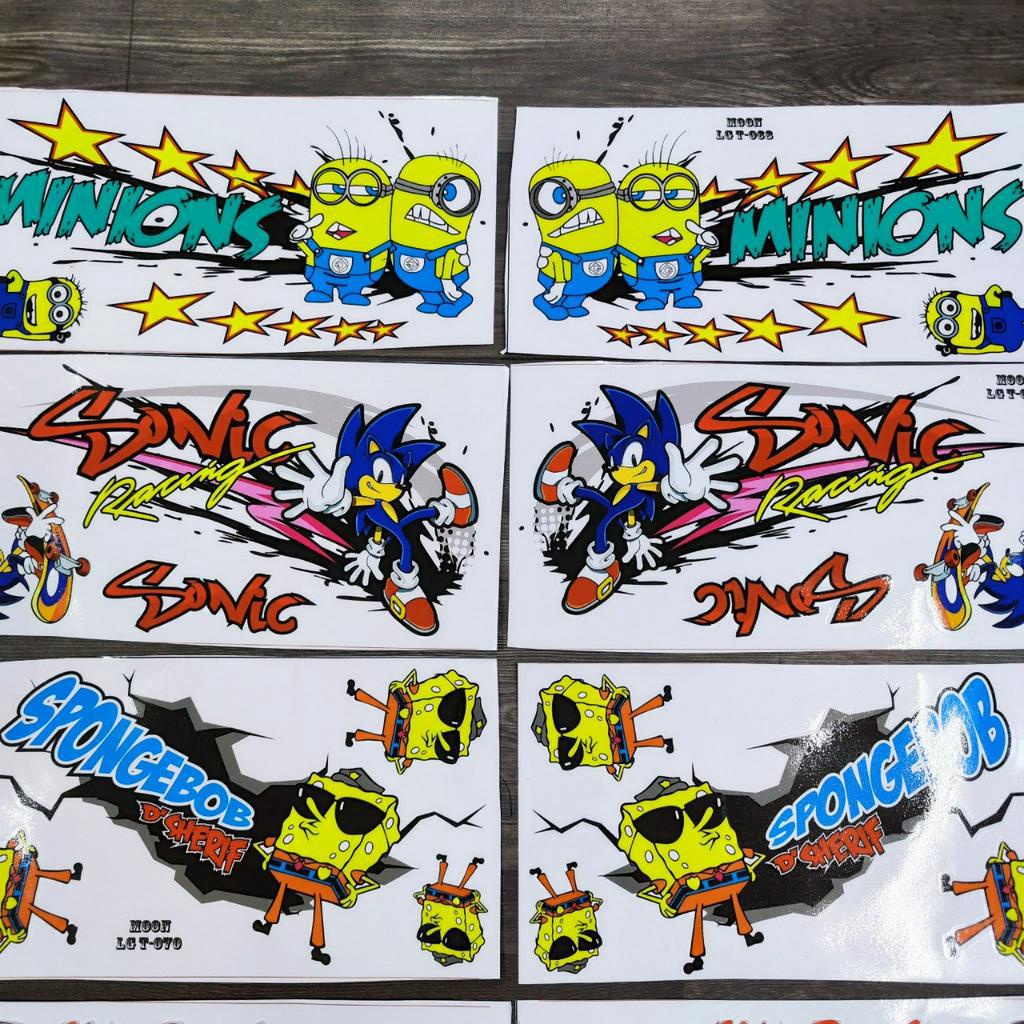 (GIÁ 2 MIẾNG) Bộ tem hoạt hình MINIONS siêu quậy - decal trang trí siêu CUTE MINIONS