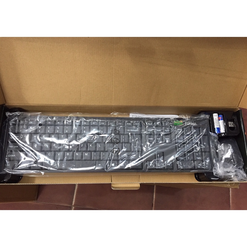 Bộ bàn phím chuột không dây Fuhlen A120G- Hàng chính hãng