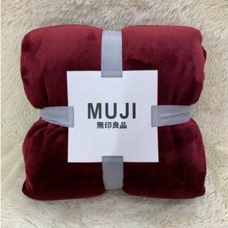 Chăn Lông Muji hàng loại 1 kích thước 2mx2m3 Siêu Mềm Mịn, chăn văn phòng