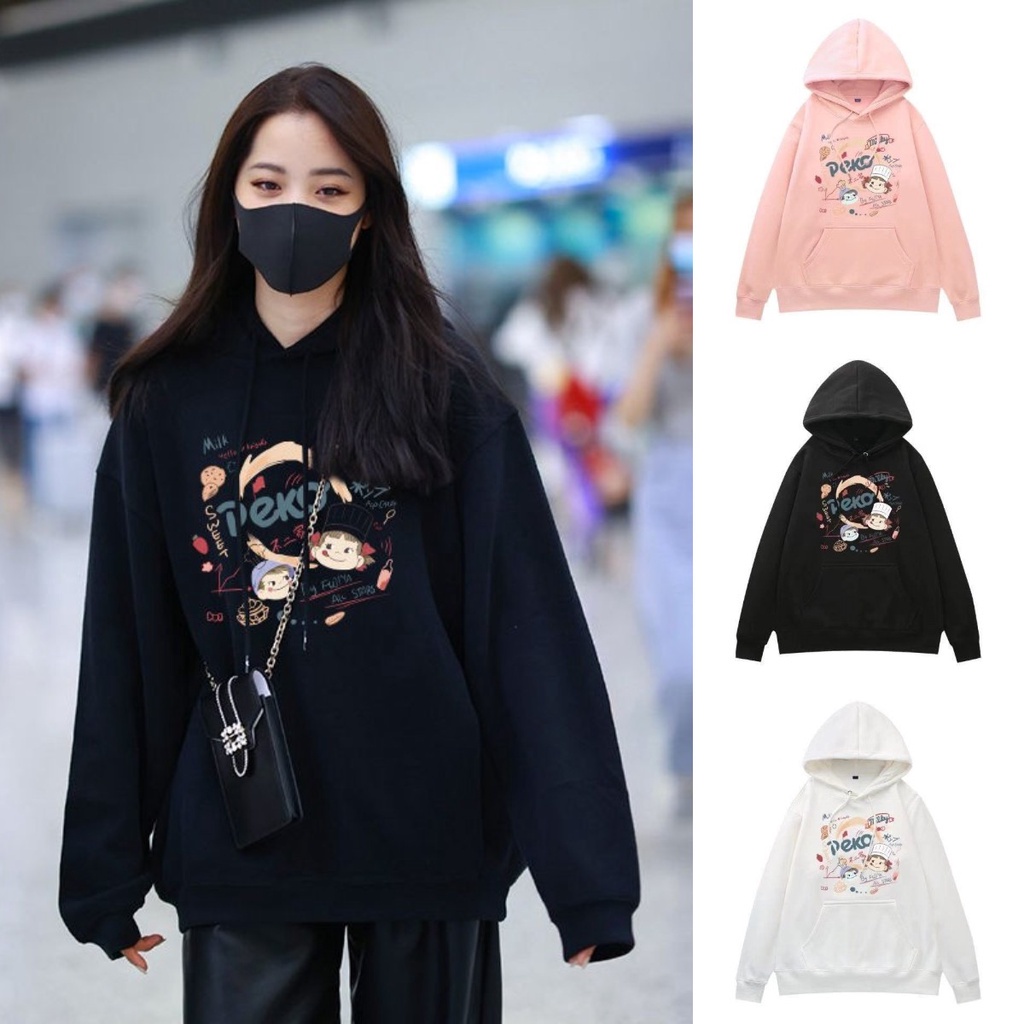 Áo hoodie thiết kế mới dày dặn năng động thời trang dành cho nữ