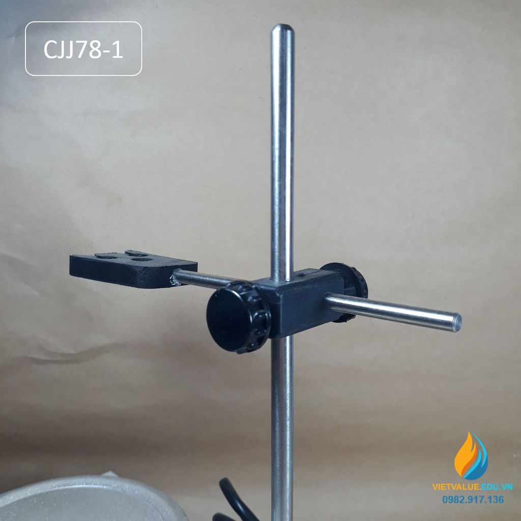 Máy khuấy từ CJJ781, khuấy từ và gia nhiệt công suất gia nhiệt 150W, tốc độ khuấy 0-2000 vòng / phút