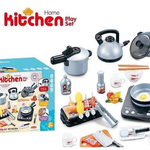 Đồ chơi nấu ăn kitchen play set 36 món