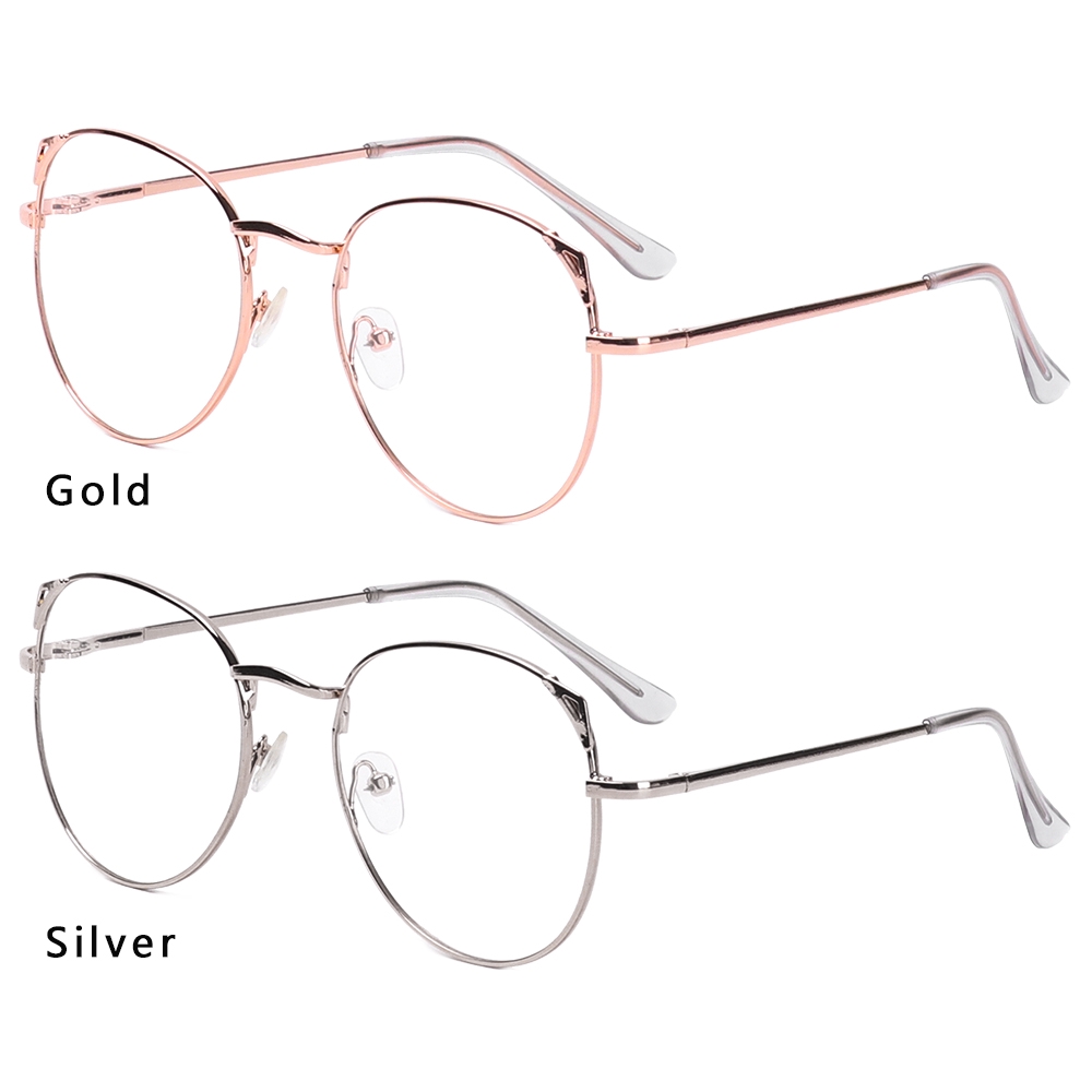 Mắt Kính Gọng Kim Loại Phong Cách Cổ Điển Cho Nam Và Nữ