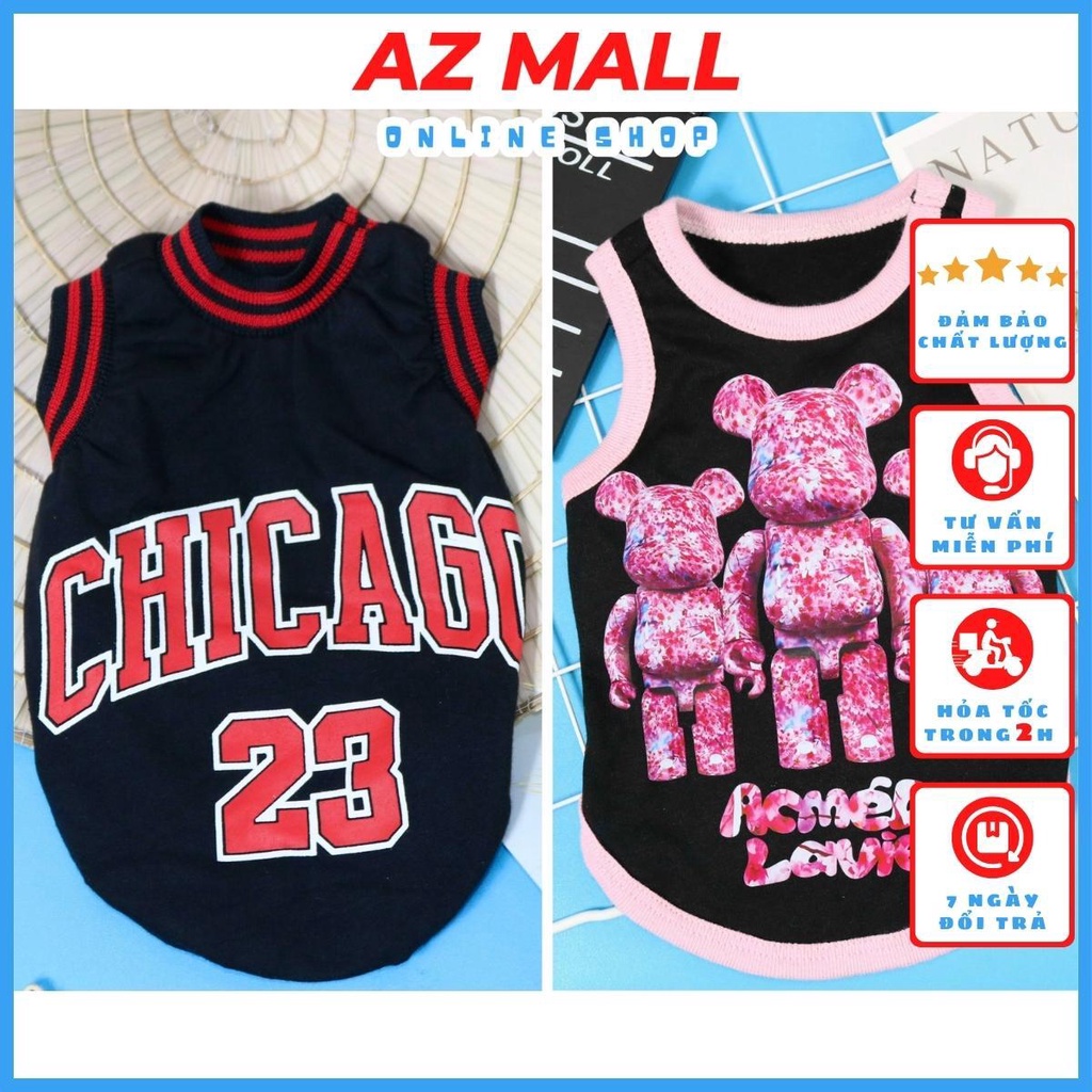 Áo thể thao cho chó mèo Chicago