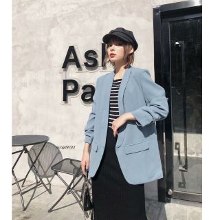 (Hàng Đẹp)Ảnh thật 2 hình cuối-HC341.Áo khoác vest blazer phong cách Âu Mỹ tay nhún sang chảnh