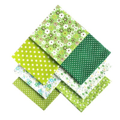 Set 7 Tấm Vải cotton 25cmx25cm Họa Tiết Hoa Tự May Vá
