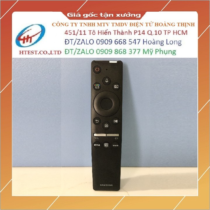 Remote / Điều khiển bằng giọng nói (Voice) cho Smart TV Samsung 4K, mẫu cong, BN59-01312F - Hàng chính hãng