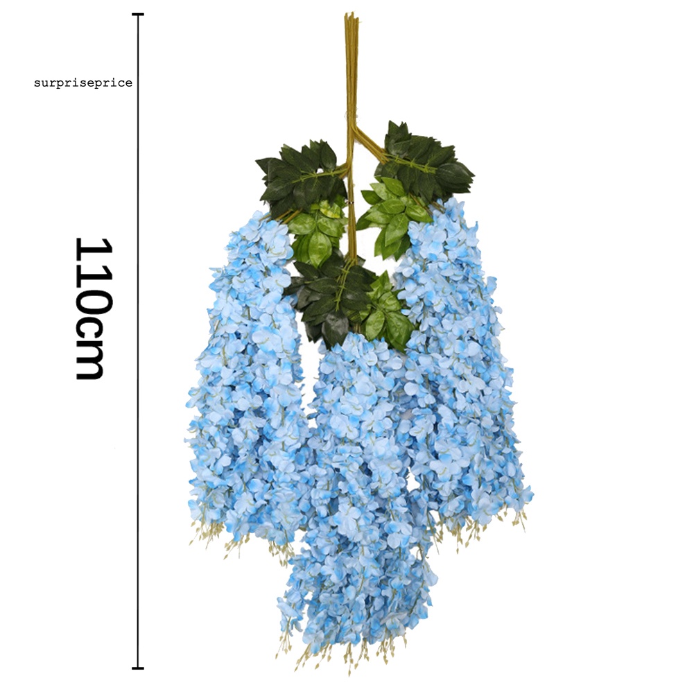 1 Dây Leo Hoa Tử Đằng Nhân Tạo Treo Tường Trang Trí Nhà Cửa, Tiệc Cưới