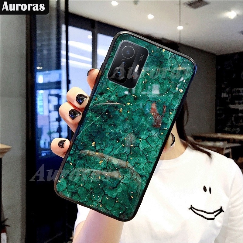 Ốp điện thoại dẻo họa tiết vân đá màu tím sang trọng cho XIAOMI MI 11T PRO 11 LITE 5G NE 11T