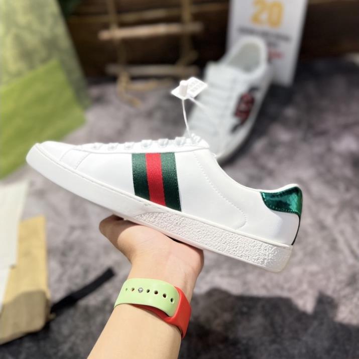 Giày sneaker thể thao nam nữ G.u.c.c.i thêu rắn hàng trung 1:1 sản phẩm FULL BOX